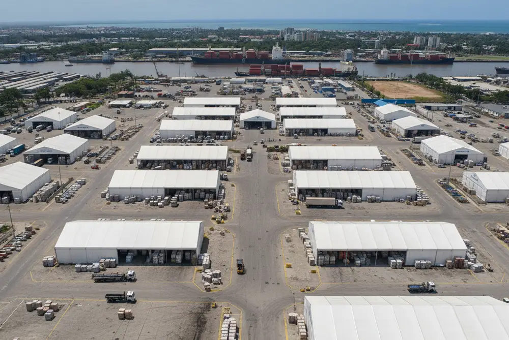 almacenamiento con carpas en zona franca barranquilla