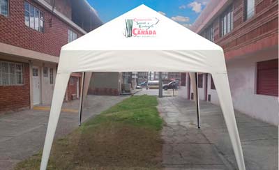 carpa tipo sahara 3 x 3 metros