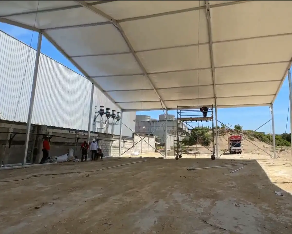 carpas para canchas de padel