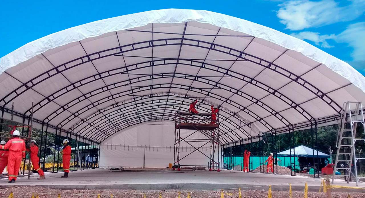 carpa tipo hangar