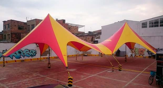 carpas estrella doble