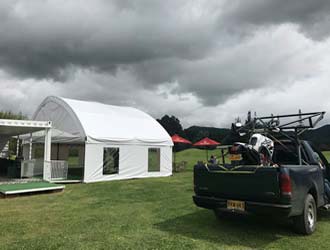 carpa para campamento