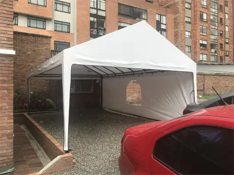 carpa tipo paqueadero