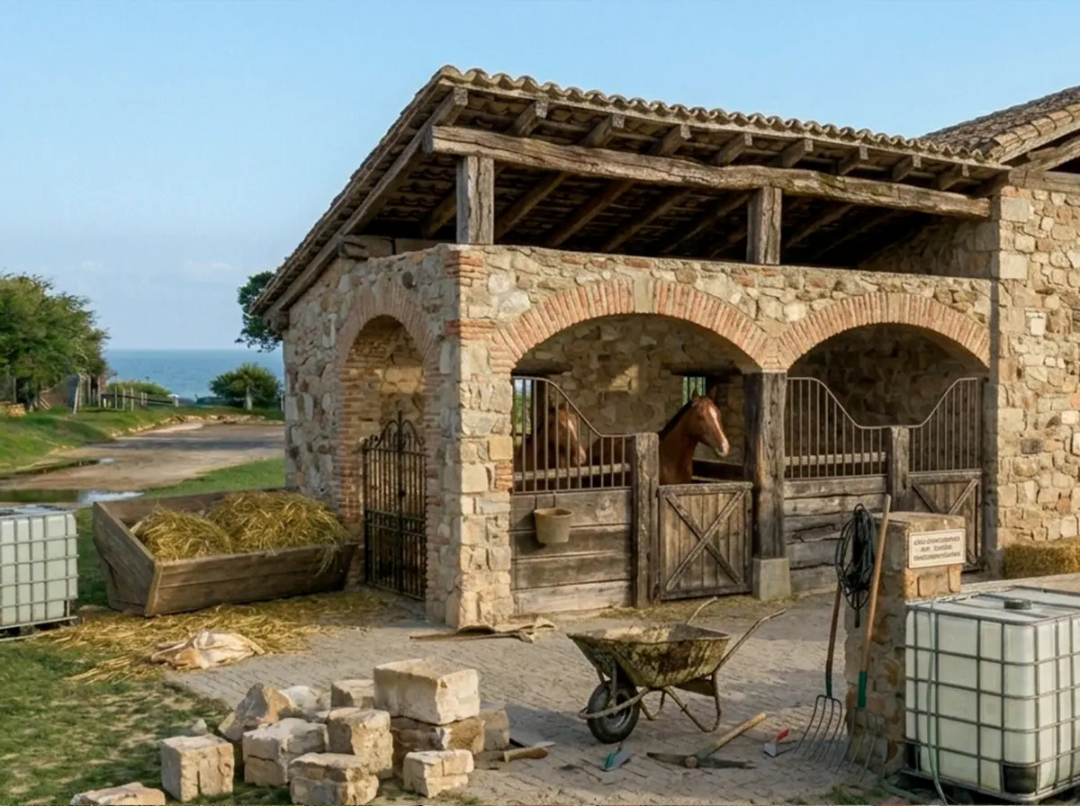 construir establo