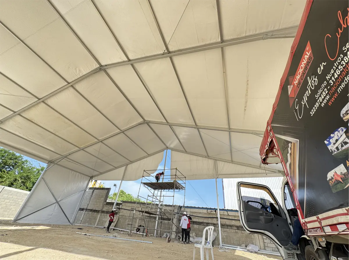 mantenimiento carpas hospitalarias